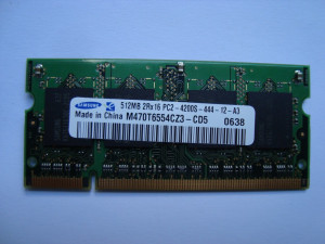 Памет за лаптоп DDR2 512MB PC2-4200 Samsung